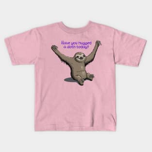 Hug a Sloth Kids T-Shirt